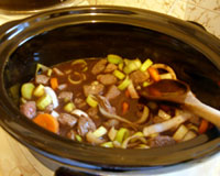 Beef in pot