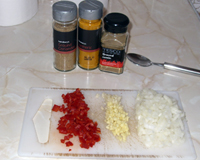 Korma ingredients